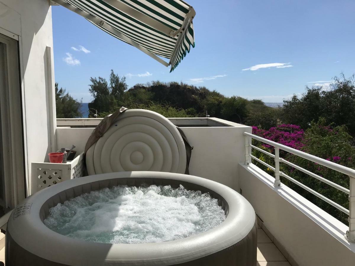 Meuble Homard Avec Jacuzzi Et Vue Mer Сен-Жиль-ле-Бен Екстер'єр фото